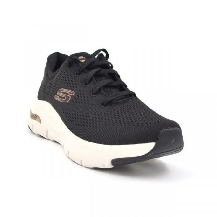 Naiset Skechers Tennari | Skechers Archfit Tennari, Musta/Pronssi