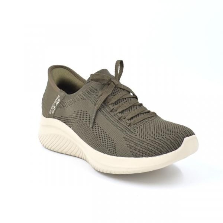 Naiset Skechers Tennari | Skechers 149710 Slip-Ins, Vihrea