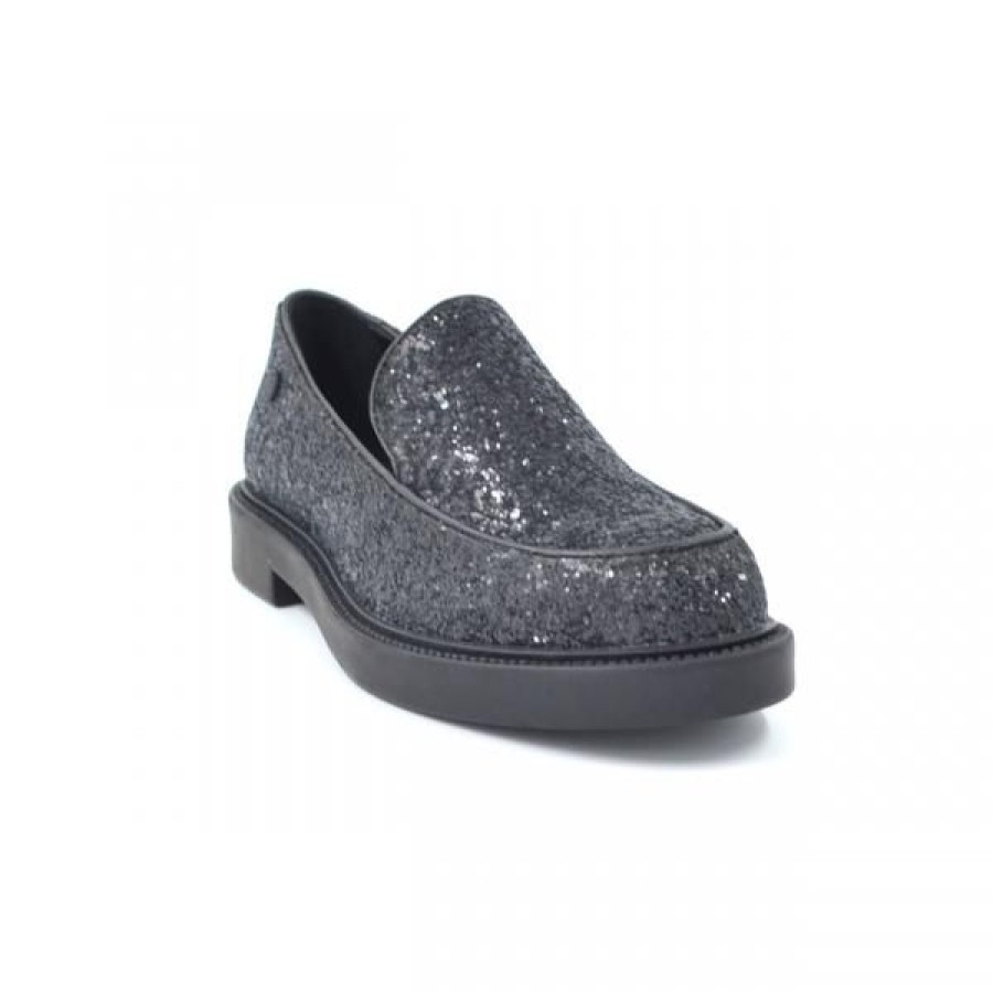 Naiset Copenhagen Shoes Kavelykenka | Copenhagen Shoes Cphs Loafer, Glitteri Musta