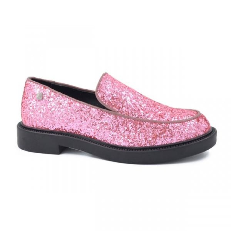 Naiset Copenhagen Shoes Kavelykenka | Copenhagen Shoes Cphs Loafer, Glitteri Pinkki