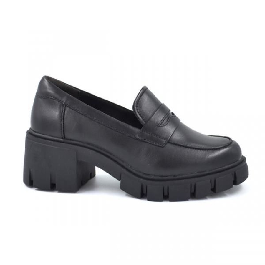 Naiset Tamaris Kavelykenka | Tamaris 24439 Loafer, Musta