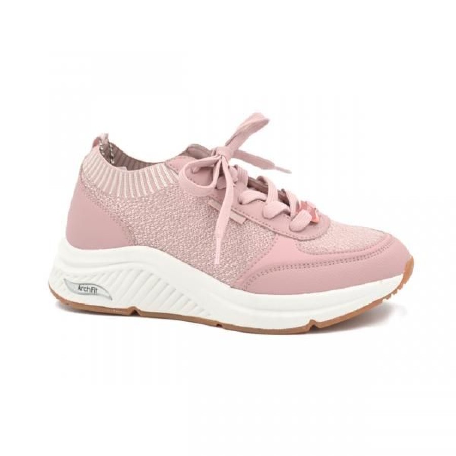 Naiset Skechers Tennari | Skechers Archfit Tennari, Roosa