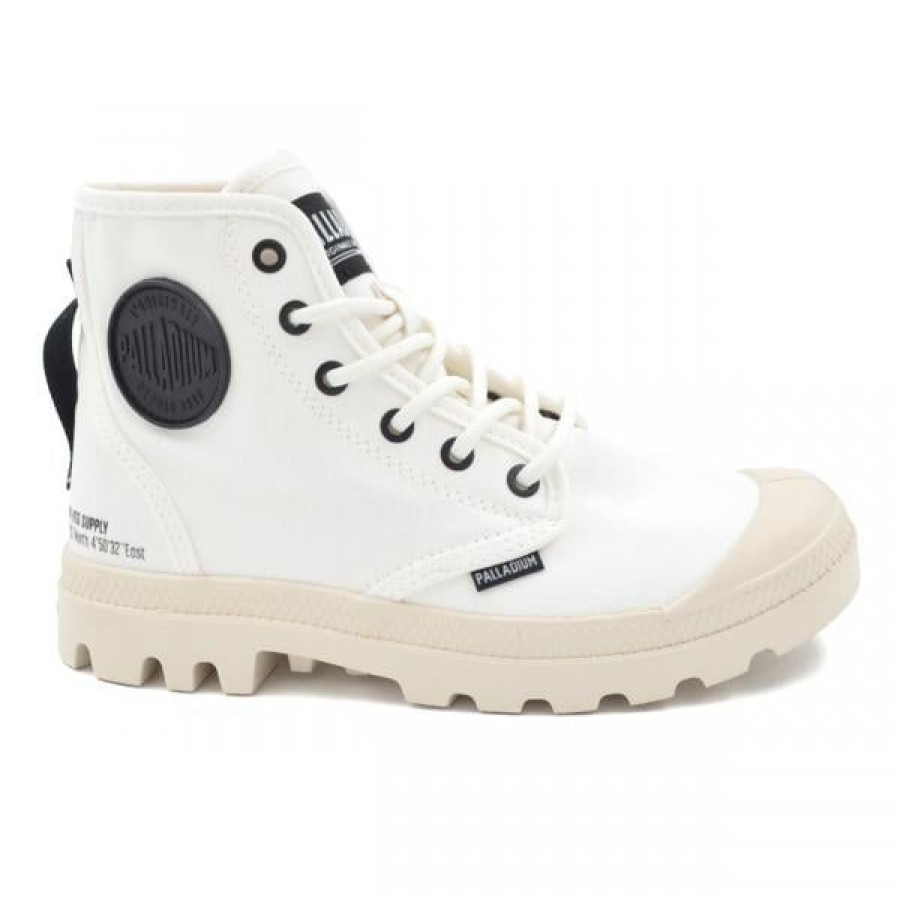 Naiset Palladium Nilkkuri | Palladium Pampa Hi Nilkkuri, Valkoinen