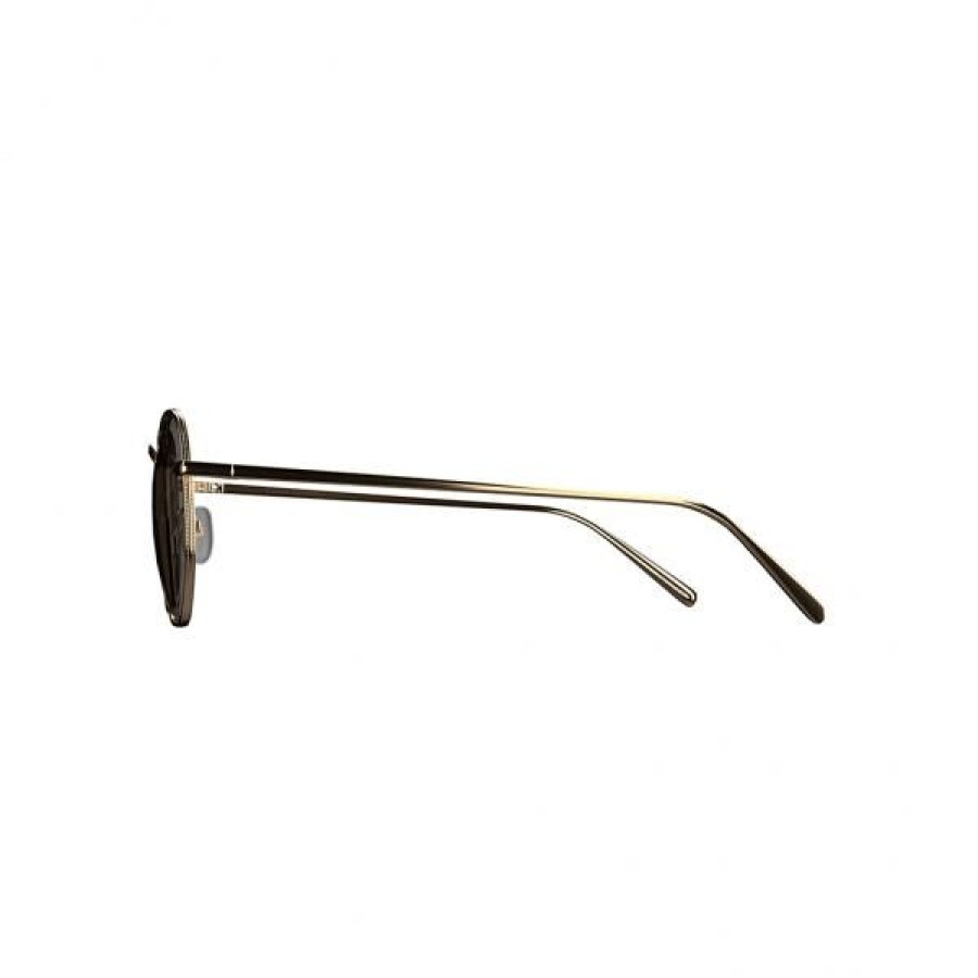 Naiset Corlin Eyewear | Corlin Eyewear Lucca Aurinkolasit, Kulta/Vihrea