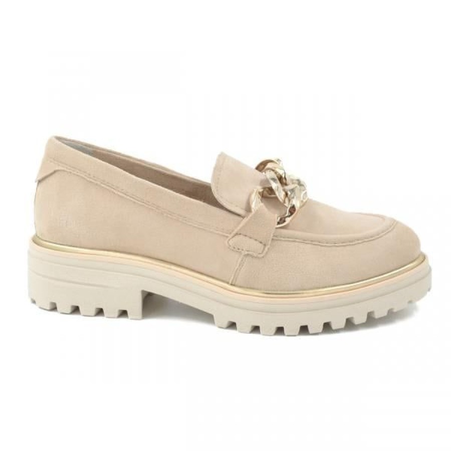 Naiset Tamaris Kavelykenka | Tamaris 24707 Loafer, Beige